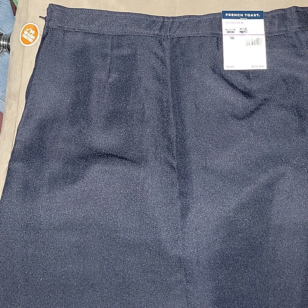 Uniform Skirt Skort Skooter French Toast Two-Tab 6X NWT Navy Blue Little Girls